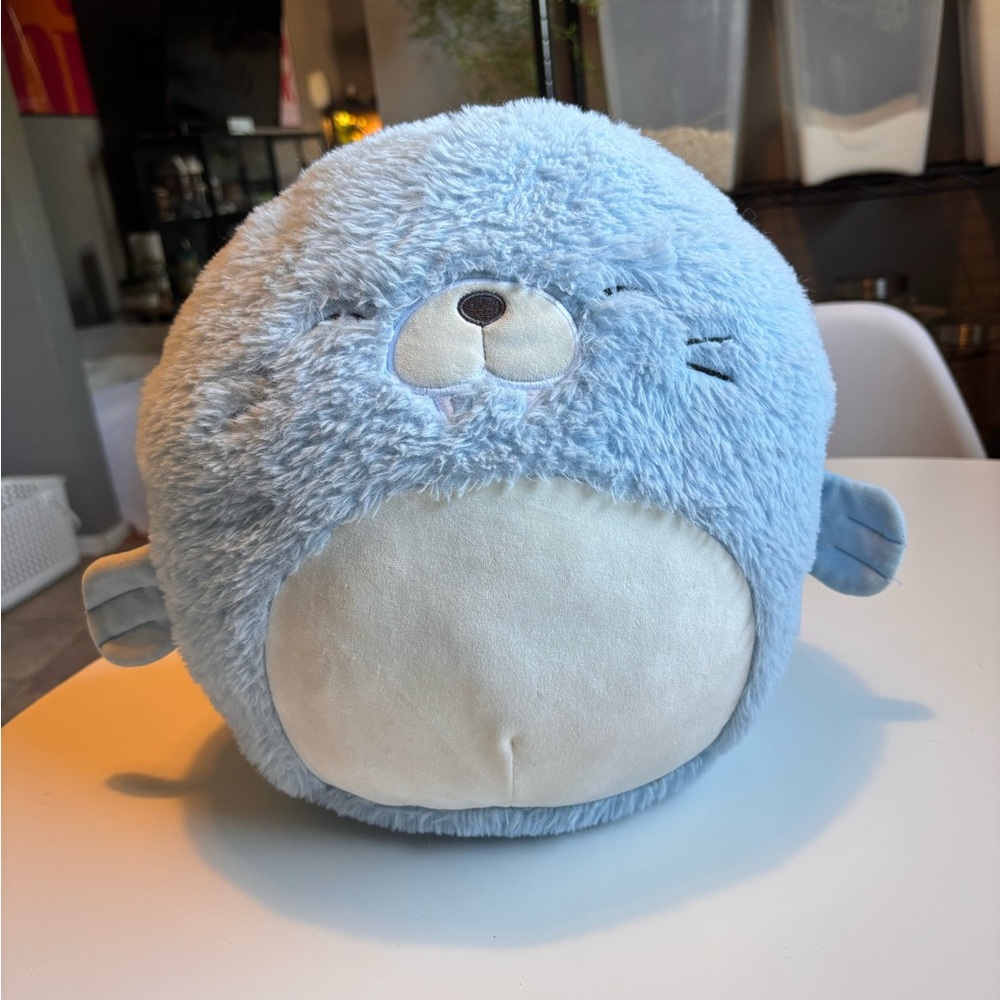 Harvey the Blue Walrus Squishmallow